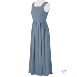Azazie Twilight Blue Janin Dress, size J16